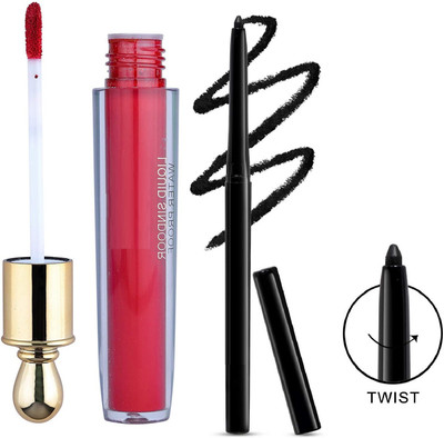 JANOST BEST MATTE EYE KAJAL AND LIQUID SINDOOR(2 Items in the set)