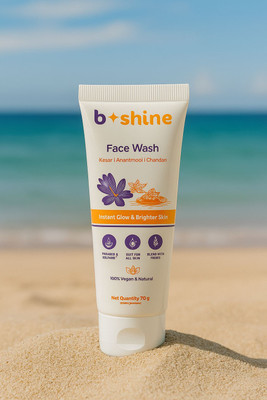 B Shine Naturals Kesar Anantmool Chandan Skin Lightening & Tan Removal For Natural Glow & Spotless Skin-A4 Face Wash(75 g)