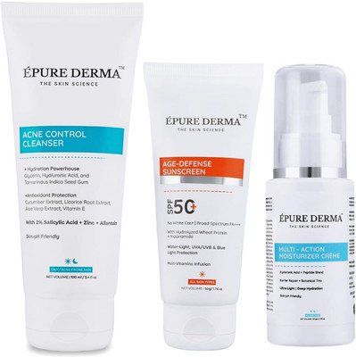 EPURE DERMA Anti-Acne Combo(3 Items in the set)