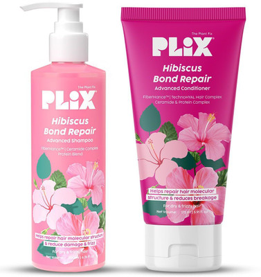 The Plant Fix Plix Bond Repair Shampoo + Conditioner | Repairs Hair Molecular Structure(2 Items in the set)