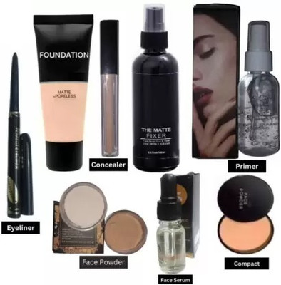 toroka Makeup Kit For Girls Full Set Face Eye Makeup Combo Kit (Pack of 8)(8 Items in the set)