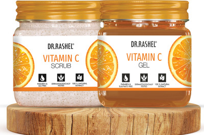 DR.RASHEL Vitamin C Gel & Vitamin C Scrub(2 Items in the set)