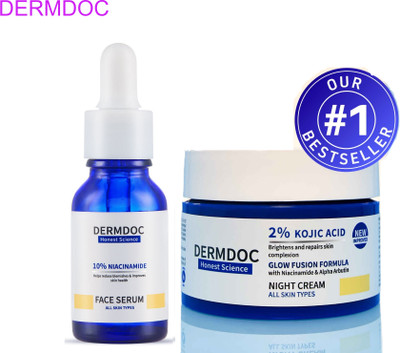 DermDoc Kojic Acid & Niacinamide for Bright Spotless Skin(2 Items in the set)