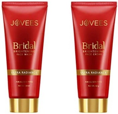 JOVEES BRIDAL FACE WASH + FACE CREAM(2 Items in the set)