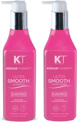 KEHAIRTHERAPY Ultra Smooth Shampoo & Conditioner - 250 ml- For Stronger Moisture Infused Hair (Pack Of 2)(2 Items in the set)