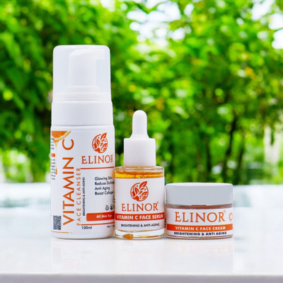ELINOR Vitamin C Face Serum Work on Brightening & Anti-Aging Given for Glowing SkinSet of 3(3 Items in the set)