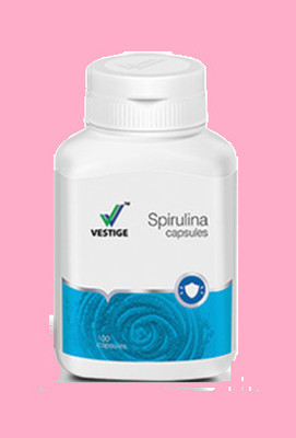 Vestige Spirulina 100 Capsules pack of 1(1 Items in the set)