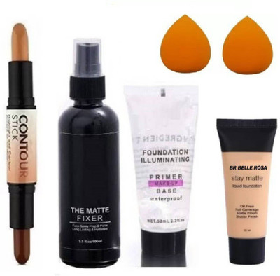 homedropsy REVOLUTIONARY MAKEUP 3D BALM STICK WITH ALL GLAMOROUS GLOW SKIN FACE MAKEUP COMBO (6 Items in the set)(6 Items in the set)