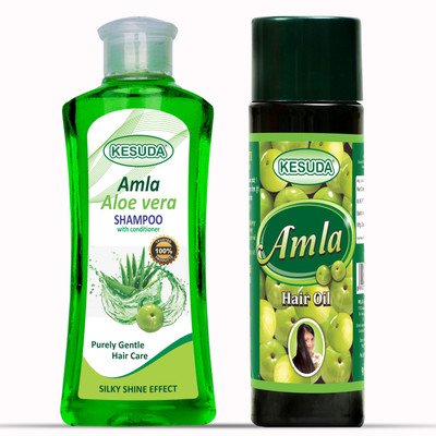 KESUDA Aloevera Amla Shampoo with Premium Amla oil(2 Items in the set)