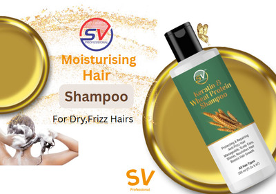 SV PROFESSIONAL Keratin & Wheat Protein Repair Shampoo for Damaged and Weak Hair(200 ml)
