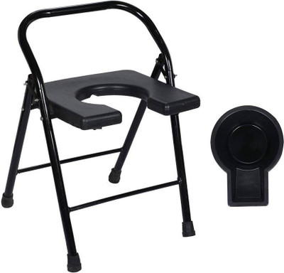 CLASORA Commode Chair(Black)