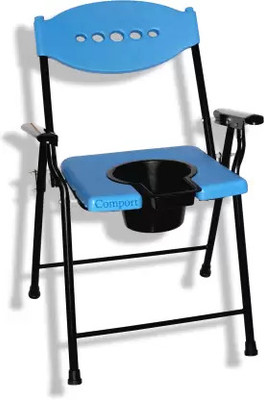 ASR SURGICAL Commode & Showert Chairs Commode Chair(Blue)