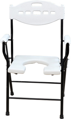 CLASORA Commode Chair(White)