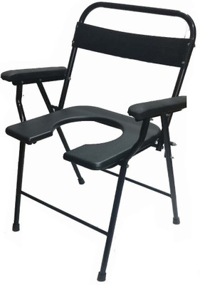 DGN Handicapped Persons, Hospitalised Person Commode Chair Commode Chair(Black)