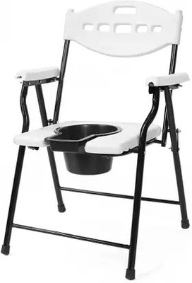 ASR SURGICAL Commode & Showert Chairs Commode Chair(White)