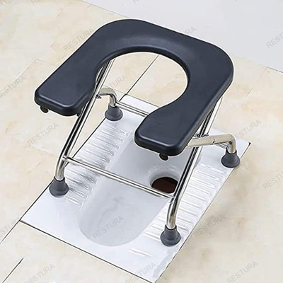 SONVI SURGICAL Commode Chair(Black)