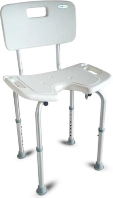 Entros C6015 Hight Adjustable Bath chair Bath Bench Bath Stool Shower Chair(White)