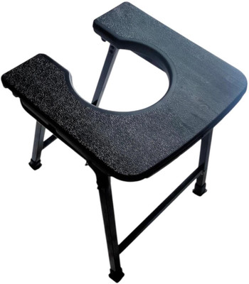 DARLIE COMMODE CHAIR Commode Shower Chair(Black)