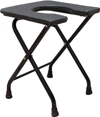 a p surgical Commode Chair(Black)