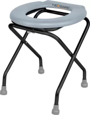 Shri Gajanan Medical Store Commode Chair(Grey)