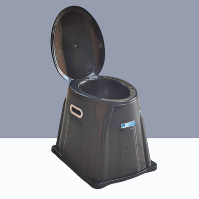 veayva Commode Shower Chair(Black)
