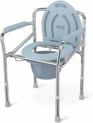 Sr Biotech Commode Chair(White, Grey)