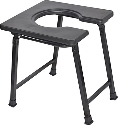ComportSpa Medical bedside folding toilet chair for patient,Disabled And Pregnant Woman Commode Chair(Blue, Black)