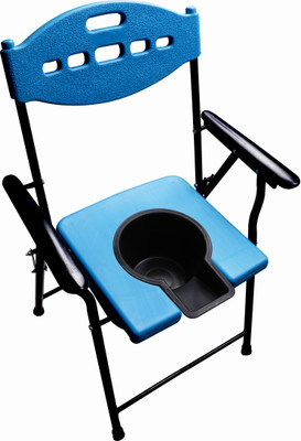genocyte blue commode001 for unisex/ADULT Comfortable Safe chair Commode Chair Commode Chair(Blue)