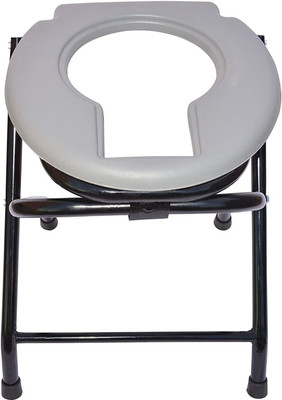 aman entreprises Commode Chair(Grey)
