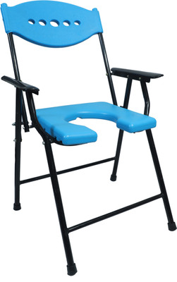 MyGetWellstore Commode Shower Chair(Blue)