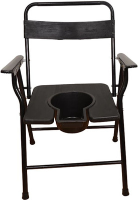 Yash Enterprises Commode Chair(Black)