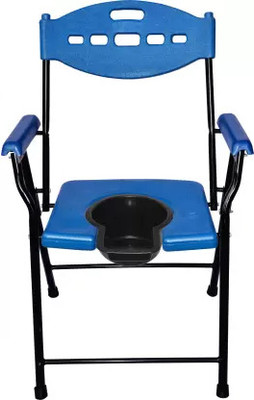 ASR SURGICAL Commode & Showert Chairs Commode Chair(Blue)