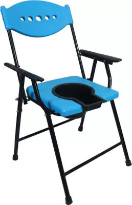 ASR SURGICAL Commode & Showert Chairs Commode Chair(Blue)