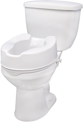 Sr Biotech COMMODE RAISER 4 Commode Chair(White)