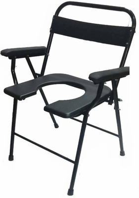 CLASORA Commode Shower Chair(Black)