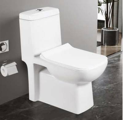 clayplus Premium Grade Ceramic's One Piece Western Toilet Commode Western Commode