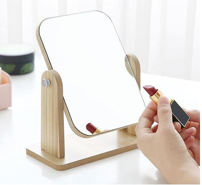 DIYAL ENTERPRISE 360 Degree rotatable Cosmetic Mirror for Makeup | (Square)