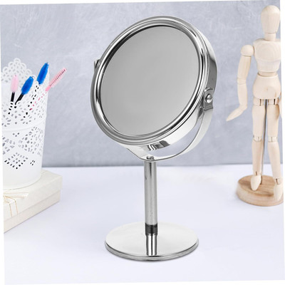 DIYAL ENTERPRISE Rotating Professional Desktop Makeup Mirror Small Mirror For Makeup