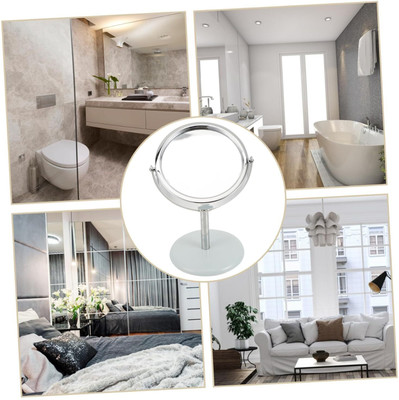 Vaisag House Portable Tabletop Makeup Round Mirror Vanity Mirror