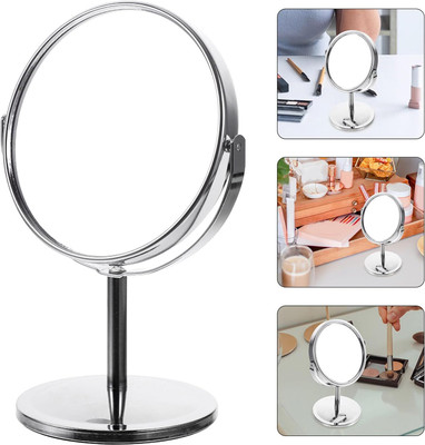 DIYAL ENTERPRISE Double Side Mirror Cosmetic Mirror Desktop Double Mirror Vanity Mirror to Rotate