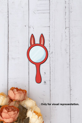 Unbranded DIY Bunny Ears Hand Mirror for Kids
