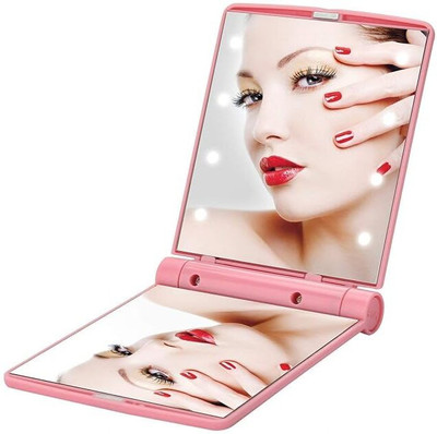 Gabani fashion Folding Portable Makeup Mirror with led Light Travelling