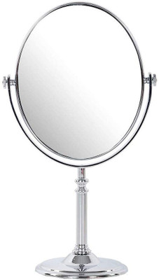 Birud 360 Degree Tabletop Double Side Vanity Mirror Magnificat Make up Cosmetic Stand
