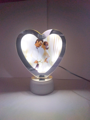Darkshow LED MAGIC MIRRO PHOTO FRAME (HEART SHAPE)