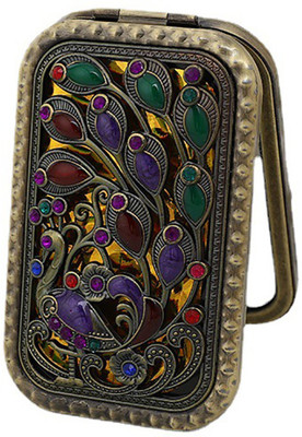 Besillia Mirror for Purses - Small Travel Mirror - Pocket Makeup Mirror (Random Pattern)