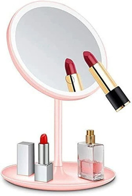 Tnglov Foldable Touch Screen Led Makeup Mirror with quality Storage Tray