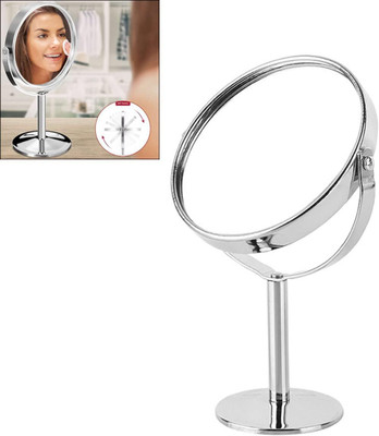 DIYAL ENTERPRISE Metal Rotation Desktop Portable Magnifying Vanity Deal for Makeup