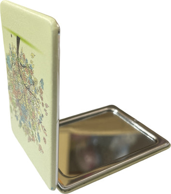 ClueSteps Double Side Folding Compact Mirror (Multicolor Tree)