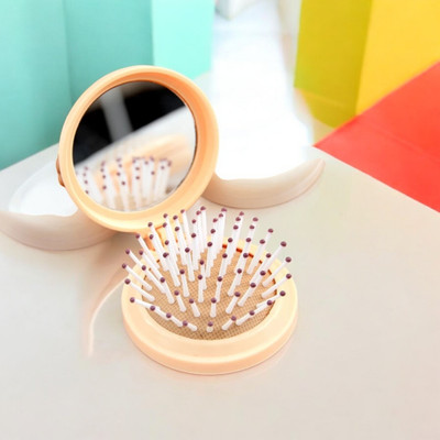 Nikki Bela Korean High quality 2in1 Mirror with Inbuilt Comb for women