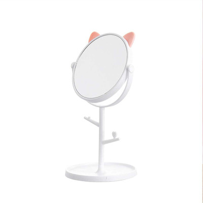 Lellow Framed Magnifying Dressing Table Vanity Mirror, 360° Swivel HD Travel Compact